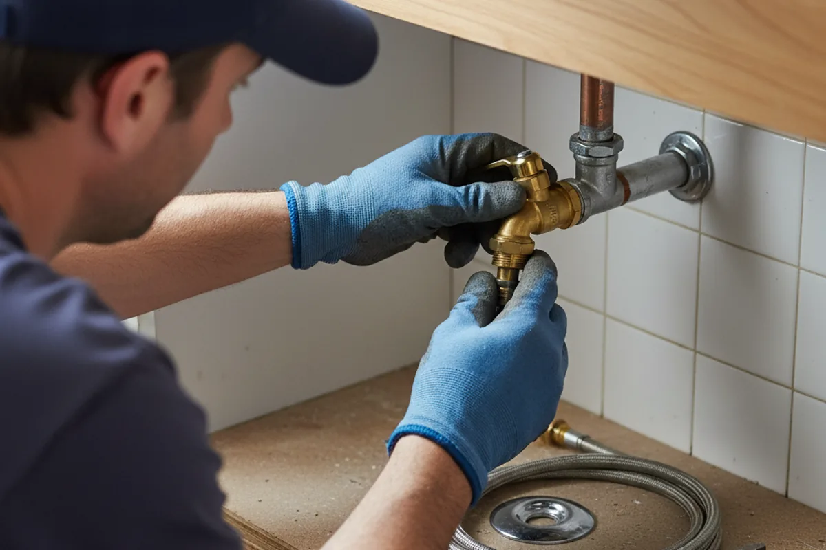 Shutoff valve and fitting work during Faucet and Fixture Repair in Port Saint Lucie